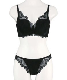 San-ai Resort（三愛水着楽園） 【新色アッシュローズ・アッシュグレー追加】 カシュクール脇高ブラジャー＆ショーツ