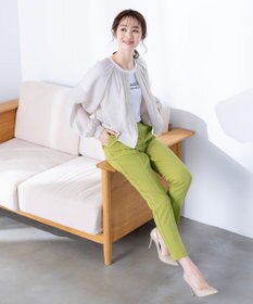 Tiaclasse 【洗える】テーパードパンツ