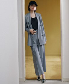 ICB L ウール2WAYストレッチ ダブルブレストジャケット