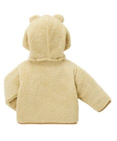 MIKI HOUSE HOT BISCUITS 【70-110cm】 もこくま顔ドン ボアジャンパー