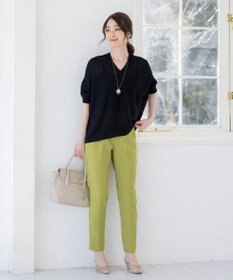 Tiaclasse 【洗える】テーパードパンツ