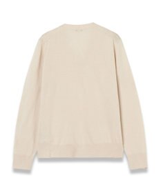 JOSEPH 【洗える】スーパーファインコットンシルク　Vネックニット