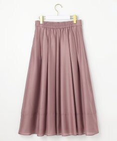 ANY SIS 【洗える】シアーチンツタック スカート