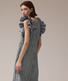 GRACE CONTINENTAL フリルレースワンピース