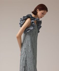 GRACE CONTINENTAL フリルレースワンピース