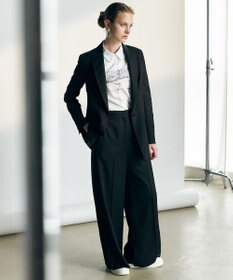 ICB L 【30th ANNIVERSARY】ヴィスコースウールツイル ワイドパンツ