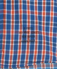 J.PRESS MEN オーガニックコットンダブルチューブマルチチェック シャツ