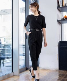 Tiaclasse 【洗える】テーパードパンツ