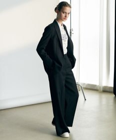 ICB L 【30th ANNIVERSARY】ヴィスコースウールツイル ワイドパンツ