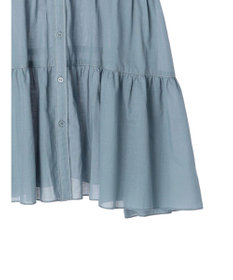 earth music&ecology 綿ローンティアードチュニック