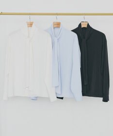 AMERICAN HOLIC 【イージーケア】ナロータイブラウス