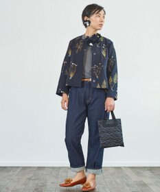 muuc ボタニカル刺繍のジャケット