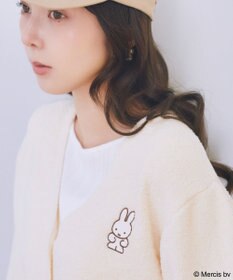 earth music&ecology 【予約】miffy/earth モコモコカーディガン