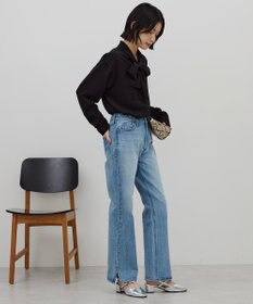 AMERICAN HOLIC 【イージーケア】ナロータイブラウス