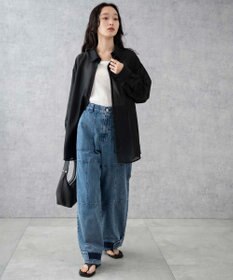 WEGO デニムベイカーステッチパンツ