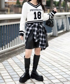 WEGO ナンバリングコンパクトニット