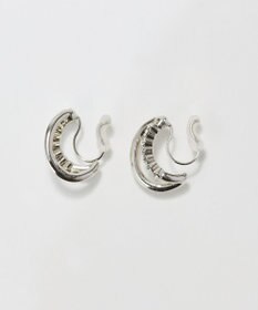 Phoebe 〈痛くないシリーズ/アレルギー対応〉ブリリアントダブルフープライトフィットイヤリング　シルバー