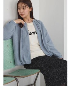 Green Parks ノーカラータックスウェード調ブルゾン