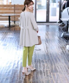 Tiaclasse 【洗える】テーパードパンツ