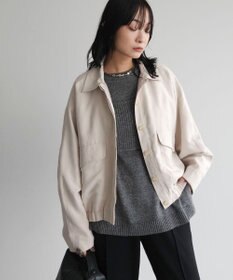 Green Parks ステンカラースウェード調ブルゾン