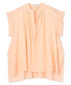 BEIGE， BAC / コットンシアー ギャザーブラウス