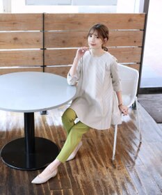 Tiaclasse 【洗える】テーパードパンツ