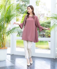 Tiaclasse 【洗える】テーパードパンツ