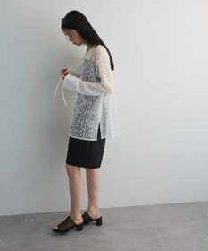 Green Parks ２ＷＡＹリボン付きレースシャツ