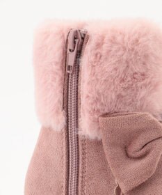 ANY KIDS フェイクファーリボンブーツ