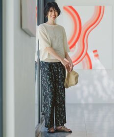 ANY L 【洗濯機可/ウエストゴム】プリントパンツ