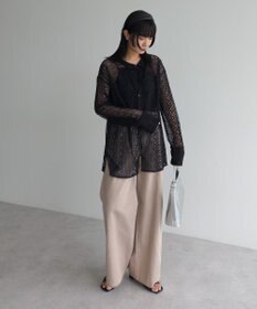 Green Parks ２ＷＡＹリボン付きレースシャツ