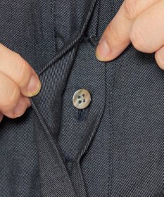 uncrave 【手洗い可】シャンブレー オールインワン（uncrave WHITE）