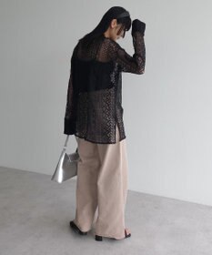 Green Parks ２ＷＡＹリボン付きレースシャツ