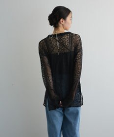 Green Parks ２ＷＡＹリボン付きレースシャツ