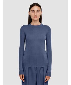 JOSEPH 【洗える】キャッシュエアー　ラウンドネックニット