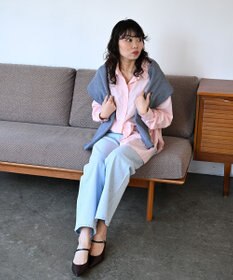 woadblue ＜坪田あさみさんコラボ＞SALUU　サルー /デニムパンツ アイスブルー