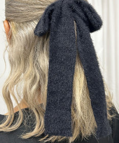 WEGO Lシャギーニットリボンゴム