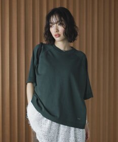 Green Parks トレーナー風ニットプルオーバー