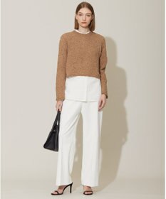 ICB 【洗える】スエードテープヤーン プルオーバー