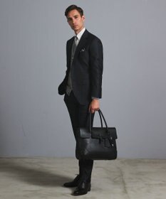 GOTAIRIKU 別注/日本製【PELLE MORBIDA×GOTAIRIKU】レザー フラップトートバッグ