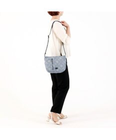 IBIZA アスール　ロゴデニム　ショルダーバッグ