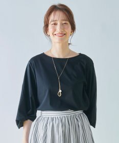 ANY 【接触冷感】シルケットスムース ツイストスリーブトップス