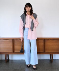 woadblue ＜坪田あさみさんコラボ＞SALUU　サルー /デニムパンツ アイスブルー