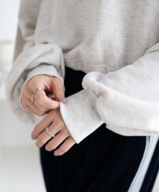 WEGO ドロストデザインPOスウェット