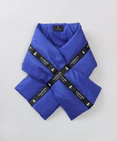 AURORA 【 LANVIN COLLECTION（ランバン コレクション） 】中綿リボン付マフラー(WASH)