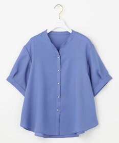 ANY SIS 【接触冷感・UVカット・速乾】スムージーポリエステル 2WAY ブラウス