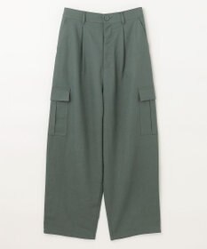 ANY L 【ウエストゴム】清涼リネンカーゴパンツ
