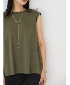 AMERICAN HOLIC 接触冷感ショルダータックノースリーブプルオーバー