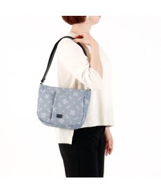 IBIZA アスール　ロゴデニム　ショルダーバッグ