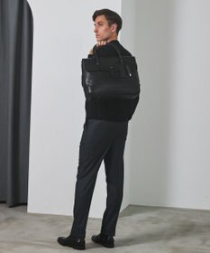 GOTAIRIKU 別注/日本製【PELLE MORBIDA×GOTAIRIKU】レザー フラップトートバッグ